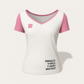 Female's v-neck t-shirt